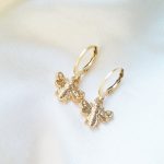 Bee Earrings Gold