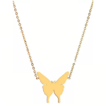 Butterfly Necklace Gold
