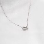 Dubbel D Diamond Necklace Silver