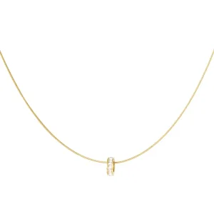 Donut Necklace Gold