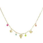 Charm Necklace Gold